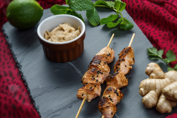 Indische Tandoori Spieße