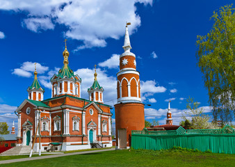 Fototapeta na wymiar Uspensky Brusensky monastery in Kolomna Kremlin - Russia - Mosco