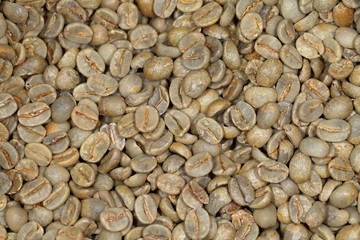 Green coffee beans