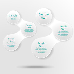 metaball colorful round diagram infographics