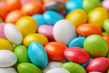 Colorful chocolate candies