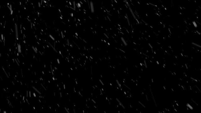 Snow with average wind (for Luma Matte overlay)