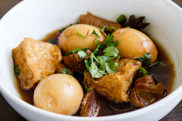 stewed eggs - Thai food