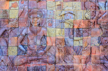 Obraz premium carving texture