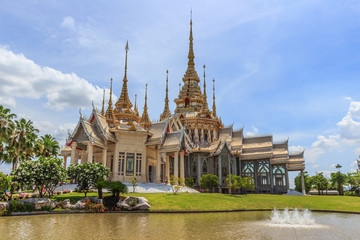 Naklejka premium This is beautiful temple in Nakhon Ratchasima Thailand