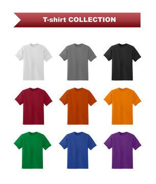 T-shirt template collection