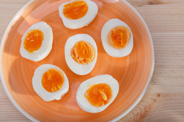 hard-boiled eggs
