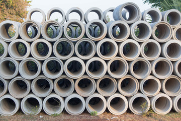 Cement pipes