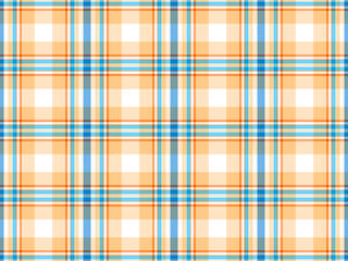 Yellow, blue and white plaid background