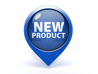 new product pointer icon on white background