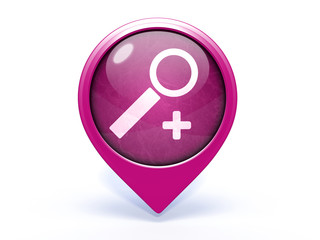 search pointer icon on white background