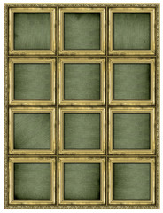 Fototapeta premium Colossal golden frame