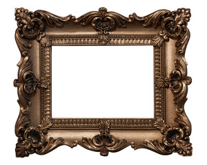 Gold Ornate Scroll Frame