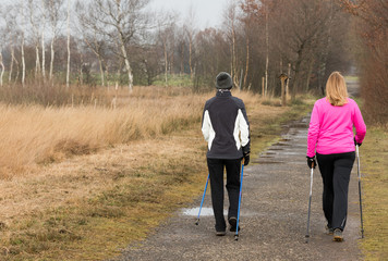 Nordic Walking in der Natur