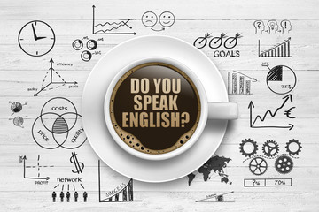 Do you speak English? - obrazy, fototapety, plakaty