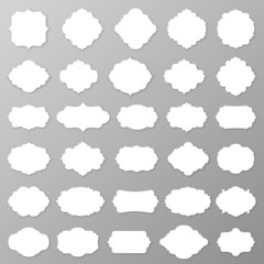 Blank frames and labels