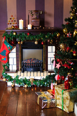 Christmas living room