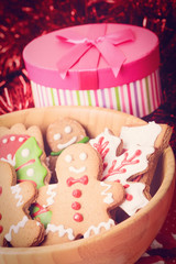 christmas homemade gingerbread cookies