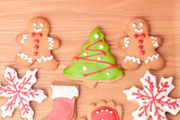 christmas homemade gingerbread cookies