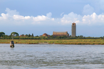 bell tower in the Torcello Island