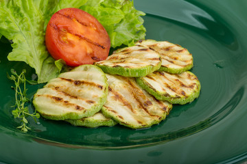 Grilled zucchini