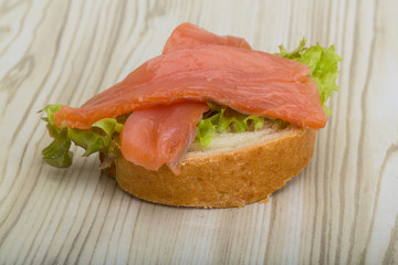 Salmon sandwich