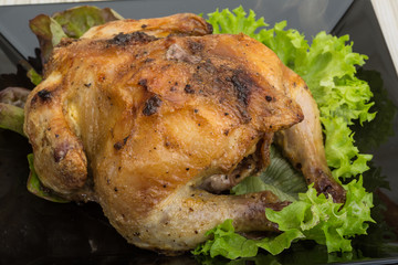 Roasted chicken