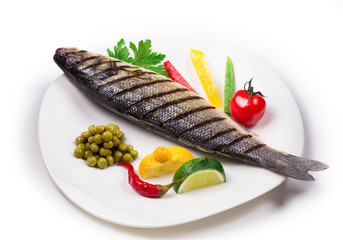 Grilled seabass
