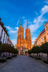 Naklejka na ściany i meble Cathedral St. John in Wroclaw