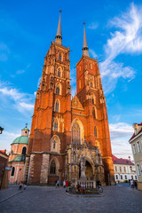 Obraz premium Cathedral St. John in Wroclaw