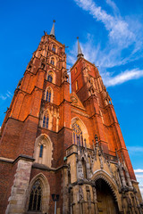 Fototapeta premium Cathedral St. John in Wroclaw