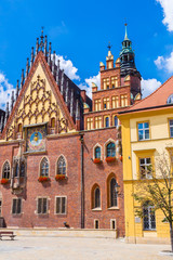 Fototapeta na wymiar City Hall in Wroclaw