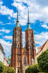 Obraz premium Cathedral St. John in Wroclaw