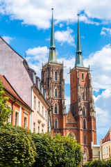 Naklejka premium Cathedral St. John in Wroclaw
