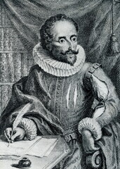 Fototapeta premium Miguel de Cervantes, Spanish novelist, poet, and playwright