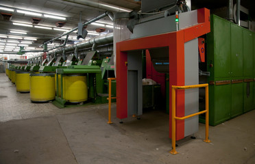 Textile industry - Carding department