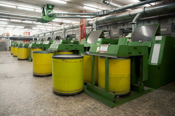 Textile industry - Carding department