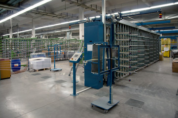 Textile industry - Weaving and warping