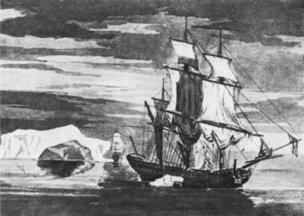 Resolution and Adventure in Antarctica 1773 © Juulijs