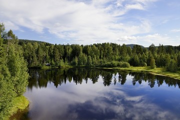 Obraz premium Swedish Lakeside