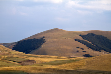 Naklejka premium Castelluccio di Norcia, panorama