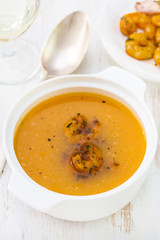 soup with seafood