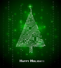 Hi-tech Christmas tree