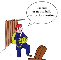 "To bail or not to bail, that is the question."