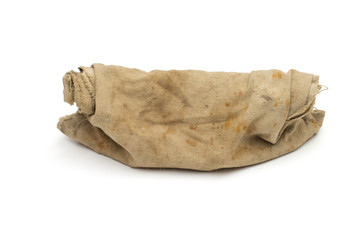 rag bag on the white background