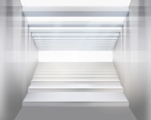 Stairs. Vector illustration.