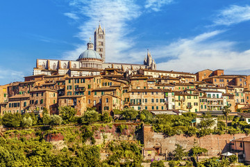 Siena, Tuscany, Italy - obrazy, fototapety, plakaty