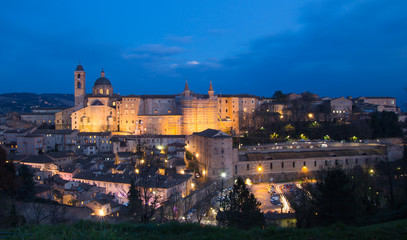 Fototapeta premium Urbino di sera