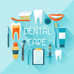 Medical background design with dental icons.