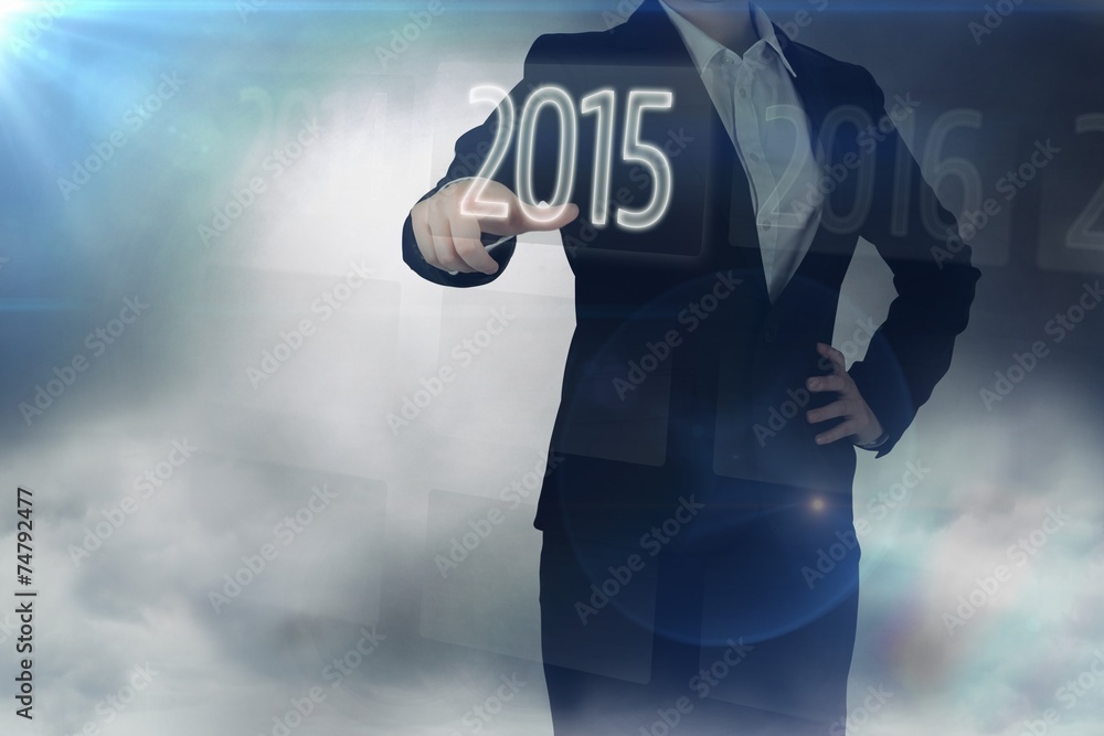 Poster Composite image of 2015 on interface